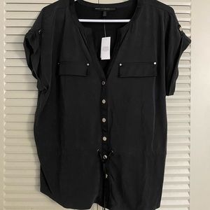 White House Black Market Short sleeve blouse NWT